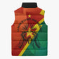 Burkina Faso Independence Day Thomas Sankara Sleeveless Puffer Jacket Revolution Heritage Broken Chains Graphic