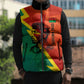 Burkina Faso Independence Day Thomas Sankara Sleeveless Puffer Jacket Revolution Heritage Broken Chains Graphic