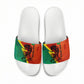 Burkina Faso Independence Day Thomas Sankara Slide Sandals Revolution Heritage Broken Chains Graphic