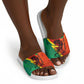 Burkina Faso Independence Day Thomas Sankara Slide Sandals Revolution Heritage Broken Chains Graphic