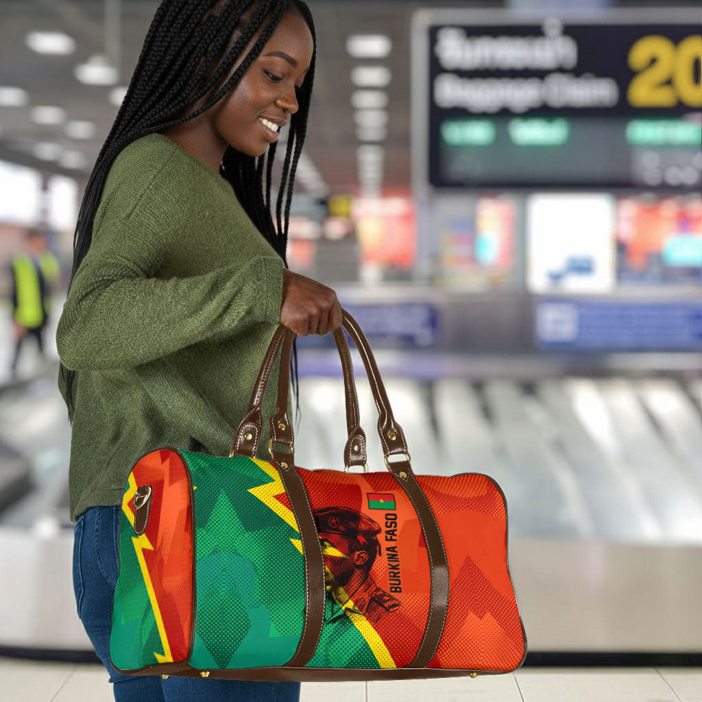 Burkina Faso Independence Day Thomas Sankara Travel Bag Revolution Heritage Broken Chains Graphic