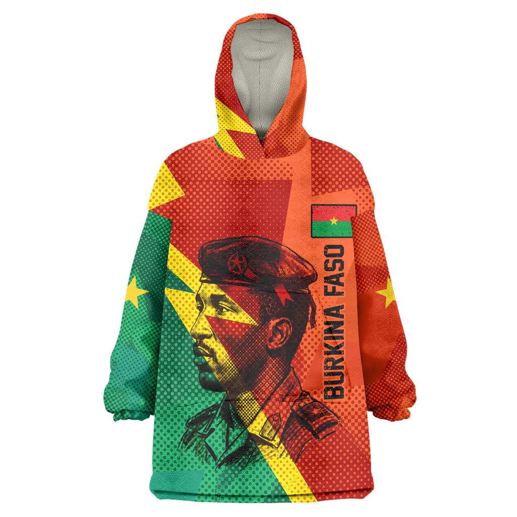 Burkina Faso Independence Day Thomas Sankara Wearable Blanket Hoodie Revolution Heritage Broken Chains Graphic