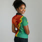 Burkina Faso Independence Day Thomas Sankara Women Polo Shirt Revolution Heritage Broken Chains Graphic