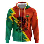 Burkina Faso Independence Day Thomas Sankara Zip Hoodie Revolution Heritage Broken Chains Graphic