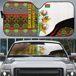 Burkina Faso Independence Day Coat Of Arms Auto Sun Shade National Stallion Shield