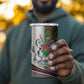 Burkina Faso Independence Day Coat Of Arms 4 in 1 Can Cooler Tumbler National Stallion Shield