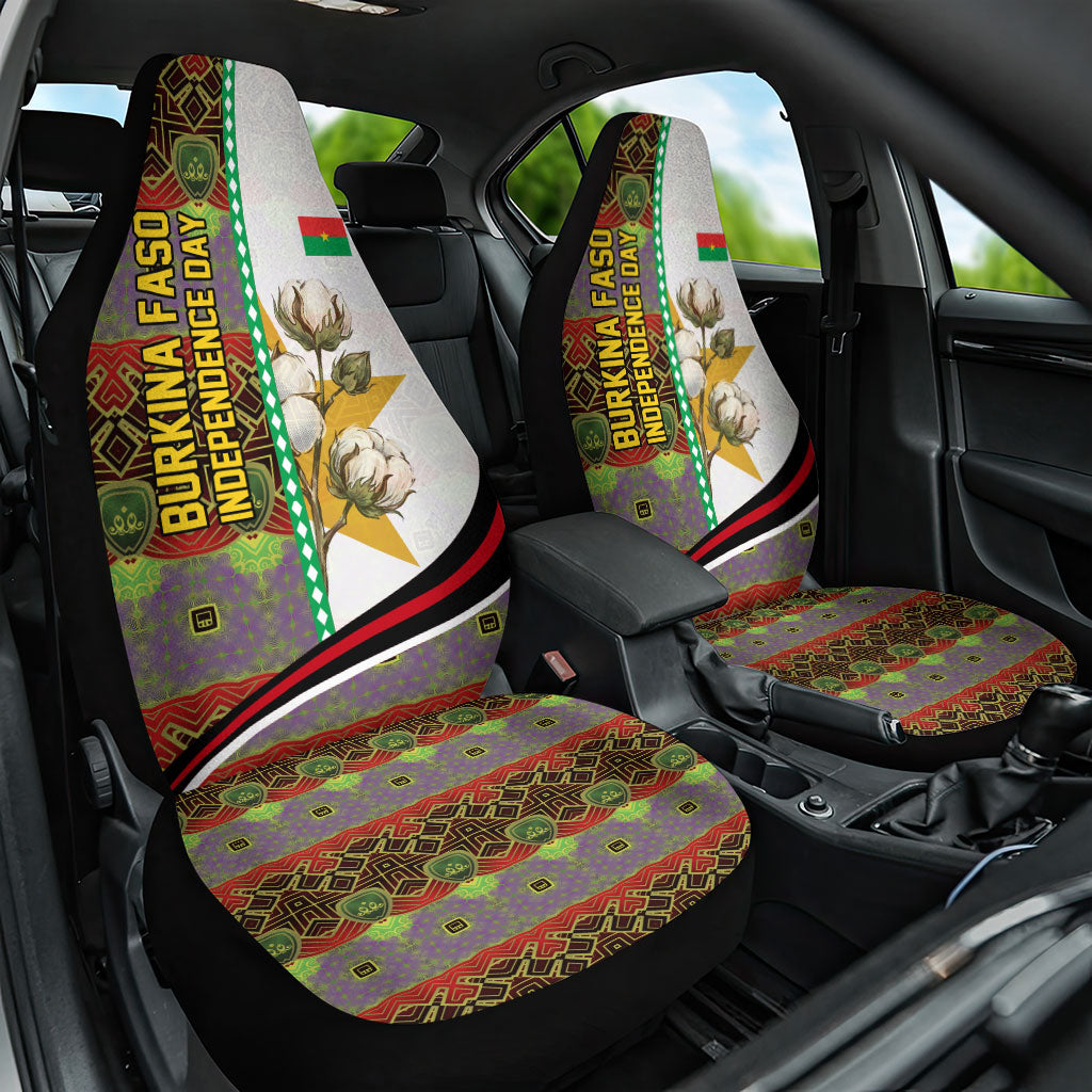 Burkina Faso Independence Day Coat Of Arms Car Seat Cover National Stallion Shield