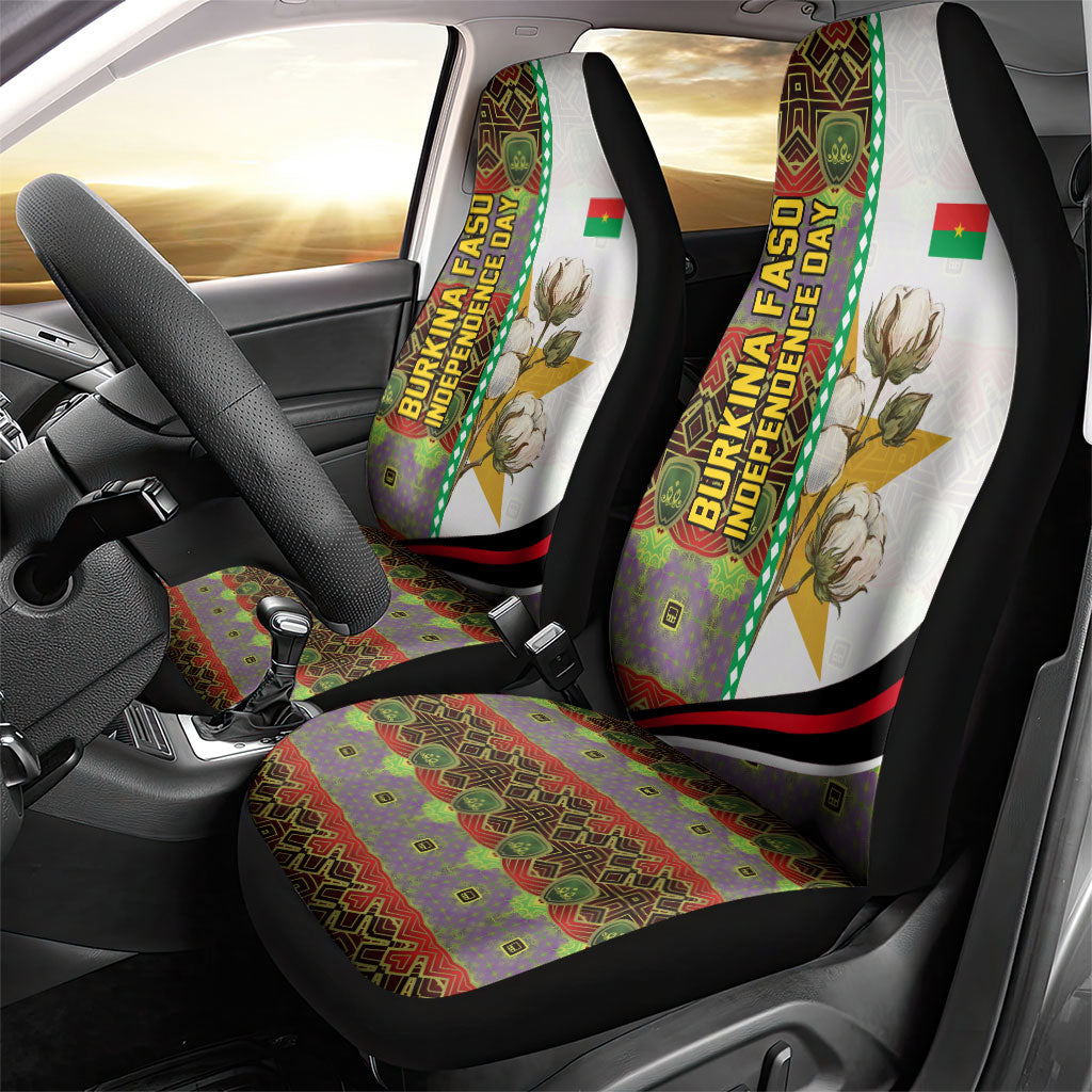 Burkina Faso Independence Day Coat Of Arms Car Seat Cover National Stallion Shield