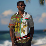 Burkina Faso Independence Day Coat Of Arms Hawaiian Shirt National Stallion Shield