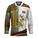 Burkina Faso Independence Day Coat Of Arms Hockey Jersey National Stallion Shield