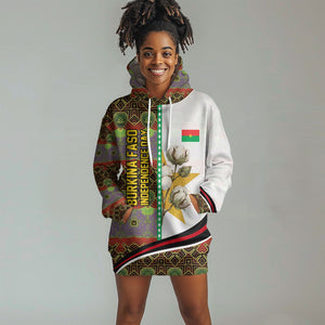 Burkina Faso Independence Day Coat Of Arms Hoodie Dress National Stallion Shield