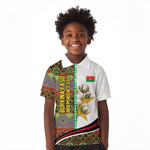 Burkina Faso Independence Day Coat Of Arms Kid Polo Shirt National Stallion Shield