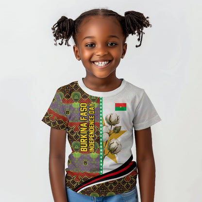 Burkina Faso Independence Day Coat Of Arms Kid T shirt National Stallion Shield