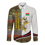 Burkina Faso Independence Day Coat Of Arms Long Sleeve Button Shirt National Stallion Shield