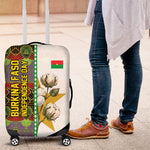 Burkina Faso Independence Day Coat Of Arms Luggage Cover National Stallion Shield