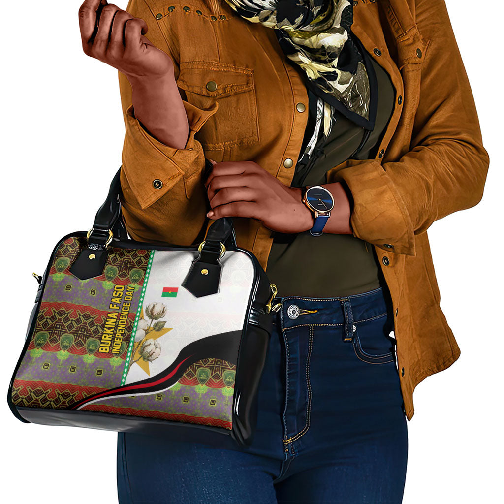 Burkina Faso Independence Day Coat Of Arms Shoulder Handbag National Stallion Shield