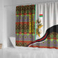 Burkina Faso Independence Day Coat Of Arms Shower Curtain National Stallion Shield
