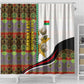 Burkina Faso Independence Day Coat Of Arms Shower Curtain National Stallion Shield