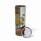 Burkina Faso Independence Day Coat Of Arms Skinny Tumbler National Stallion Shield