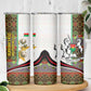 Burkina Faso Independence Day Coat Of Arms Skinny Tumbler National Stallion Shield