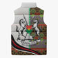 Burkina Faso Independence Day Coat Of Arms Sleeveless Puffer Jacket National Stallion Shield