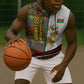 Burkina Faso Independence Day Coat Of Arms Sleeveless Zip Hoodie National Stallion Shield