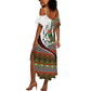 Burkina Faso Independence Day Coat Of Arms Summer Maxi Dress National Stallion Shield
