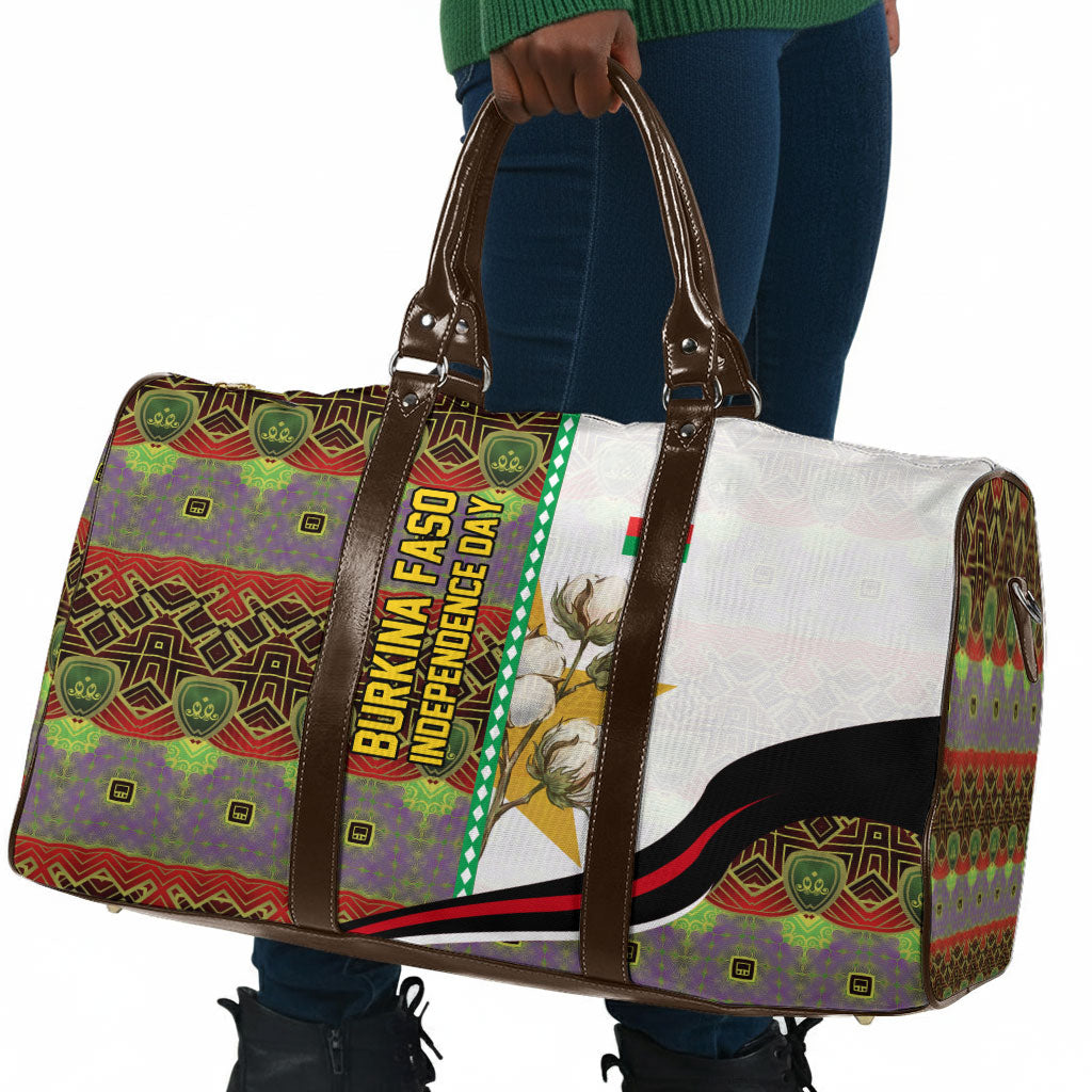 Burkina Faso Independence Day Coat Of Arms Travel Bag National Stallion Shield