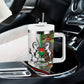 Burkina Faso Independence Day Coat Of Arms Tumbler With Handle National Stallion Shield