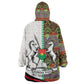 Burkina Faso Independence Day Coat Of Arms Wearable Blanket Hoodie National Stallion Shield