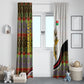 Burkina Faso Independence Day Coat Of Arms Window Curtain National Stallion Shield