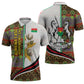 Burkina Faso Independence Day Coat Of Arms Zipper Polo Shirt National Stallion Shield