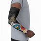 Caribbean American Heritage Month Arm Sleeves Tribal Pattern Tropical Hibiscus Flower