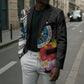 Caribbean American Heritage Month Blazer Tribal Pattern Tropical Hibiscus Flower