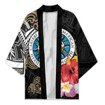 Caribbean American Heritage Month Kimono Tribal Pattern Tropical Hibiscus Flower
