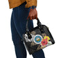Caribbean American Heritage Month Shoulder Handbag Tribal Pattern Tropical Hibiscus Flower