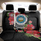 Caribbean American Heritage Month Back Car Seat Cover Tropical Hibiscus Flower Tribal Tattoo