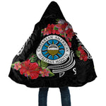 Caribbean American Heritage Month Cloak Tropical Hibiscus Flower Tribal Tattoo