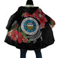 Caribbean American Heritage Month Cloak Tropical Hibiscus Flower Tribal Tattoo