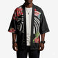 Caribbean American Heritage Month Kimono Tropical Hibiscus Flower Tribal Tattoo