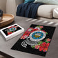 Caribbean American Heritage Month Puzzle Tropical Hibiscus Flower Tribal Tattoo