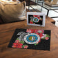 Caribbean American Heritage Month Puzzle Tropical Hibiscus Flower Tribal Tattoo