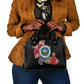 Caribbean American Heritage Month Shoulder Handbag Tropical Hibiscus Flower Tribal Tattoo