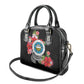 Caribbean American Heritage Month Shoulder Handbag Tropical Hibiscus Flower Tribal Tattoo