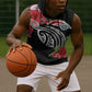 Caribbean American Heritage Month Sleeveless Hoodie Tropical Hibiscus Flower Tribal Tattoo
