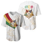 Order Of The Eastern Star Baseball Jersey OES Elegant Floral Line Art Fraternal Symbolism