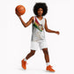 Order Of The Eastern Star Basketball Jersey OES Elegant Floral Line Art Fraternal Symbolism