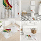Order Of The Eastern Star Bathroom Set OES Elegant Floral Line Art Fraternal Symbolism