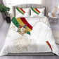 Order Of The Eastern Star Bedding Set OES Elegant Floral Line Art Fraternal Symbolism