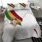 Order Of The Eastern Star Bedding Set OES Elegant Floral Line Art Fraternal Symbolism